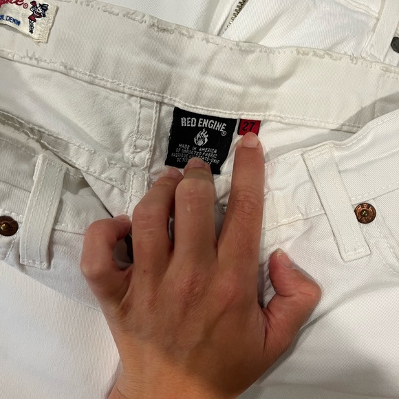 Red Engine Boot Cut Jeans - Picture 2 of 2